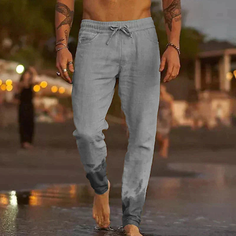Nicolas | Pantalon décontracté en lin
