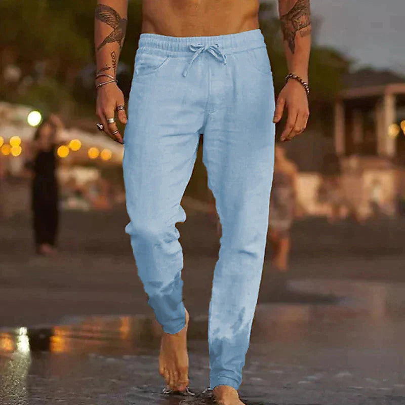Nicolas | Pantalon décontracté en lin