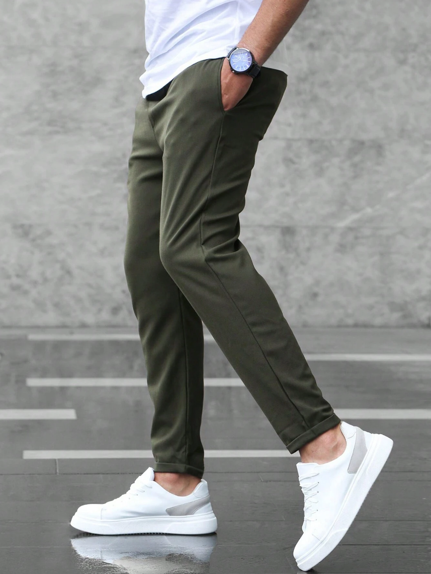 Luc | Pantalon Stretch Élégant – Confort et Style Haut de Gamme