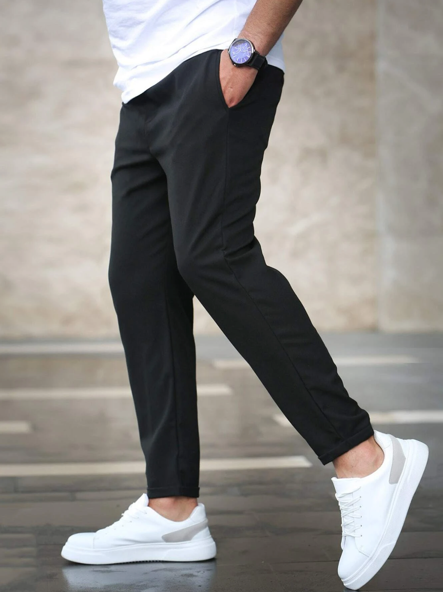 Luc | Pantalon Stretch Élégant – Confort et Style Haut de Gamme