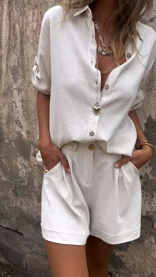 Julie™ | Ensemble en lin léger