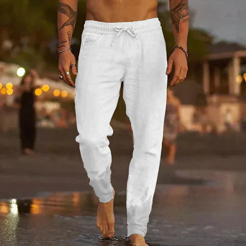 Nicolas | Pantalon décontracté en lin