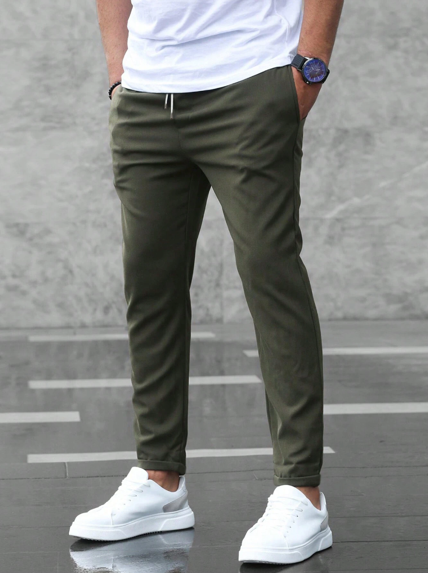 Luc | Pantalon Stretch Élégant – Confort et Style Haut de Gamme