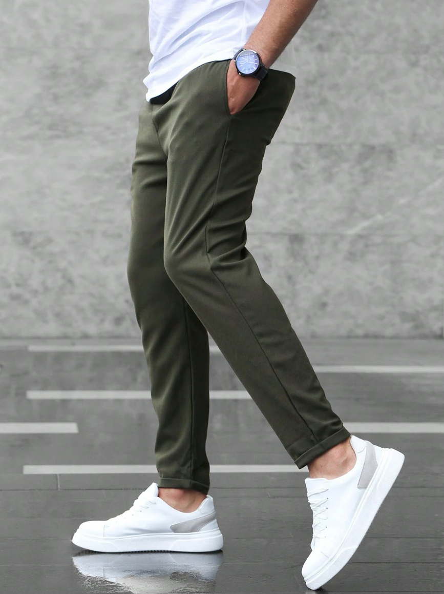 Luc | Pantalon Stretch Élégant – Confort et Style Haut de Gamme