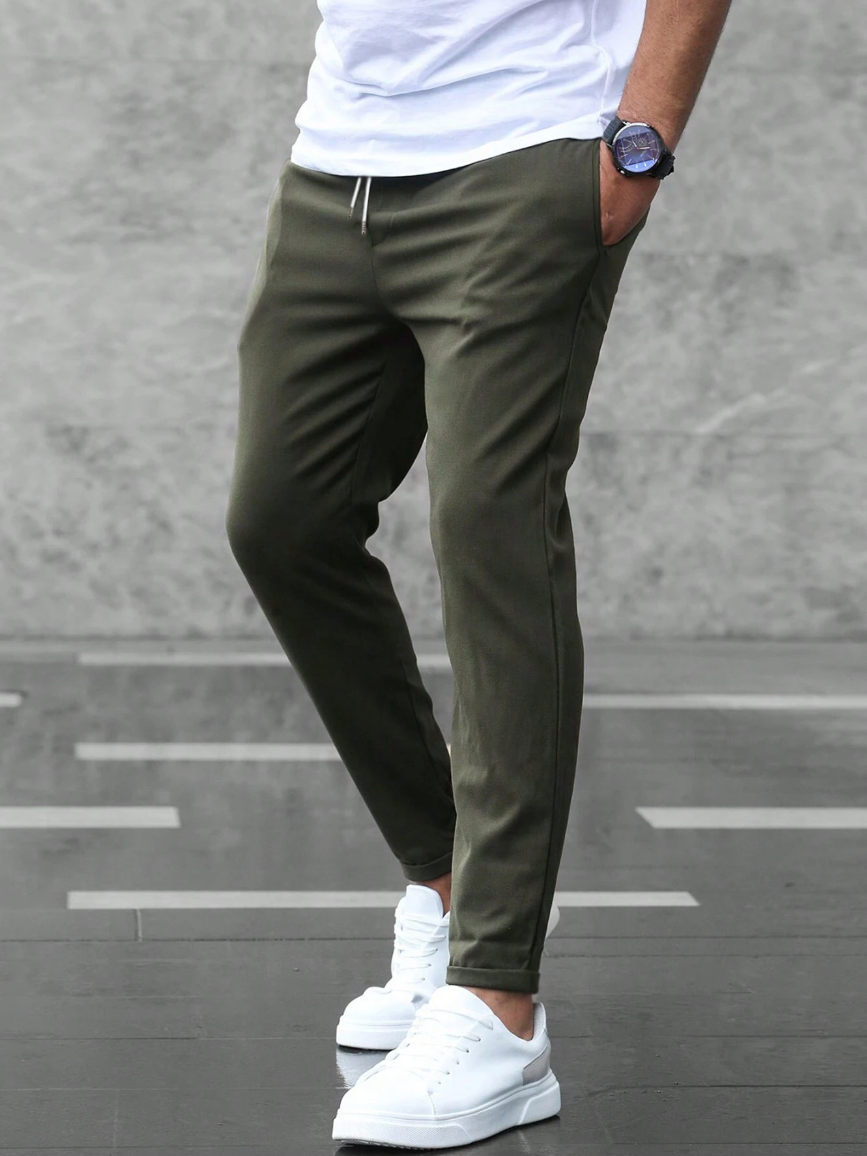 Luc | Pantalon Stretch Élégant – Confort et Style Haut de Gamme
