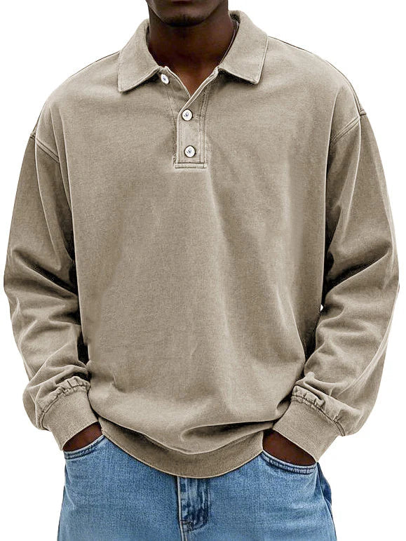 Pierre™ | Chemise Vintage à Manches Longues